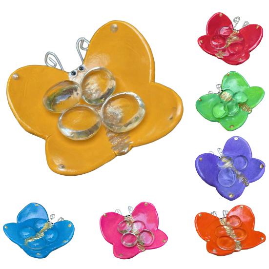 Bee Watering Station Butterfly Puddler with Glass Balls Decorative Hydration Station for Outdoor Garden Pollinators Safe Hydration