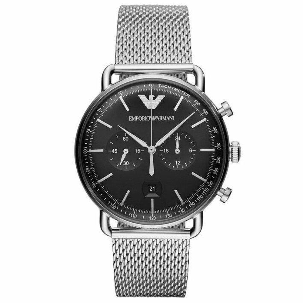 Emporio Armani Men's Silver Ar11104 Dress Quartz Watch