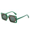 Retro Oversized Square Sunglasses Woman Man UV400 Unique Designer Gradient Sun Glasses Y2K Eyewear for Women & Men