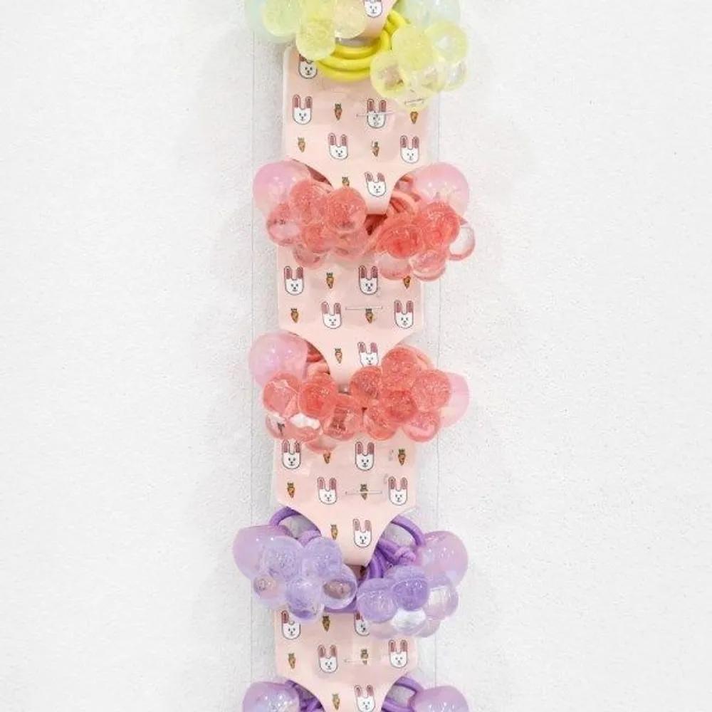 Women s Accessory Pastel Rainbow Hair Tie Set A28975_Single Item FREE