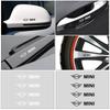 BZW1 For Mini 4pc Car Styling Door Handle Stickers Tire Rear View Mirror Decals For MINI Cooper Countryman Clubman F54 F56 F55 F6