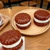 Realistic Food Squeeze Toy Cream Sandwich Cookie Slow-Rising TPR Slow Rebound Fidget for Stress Relief Cute