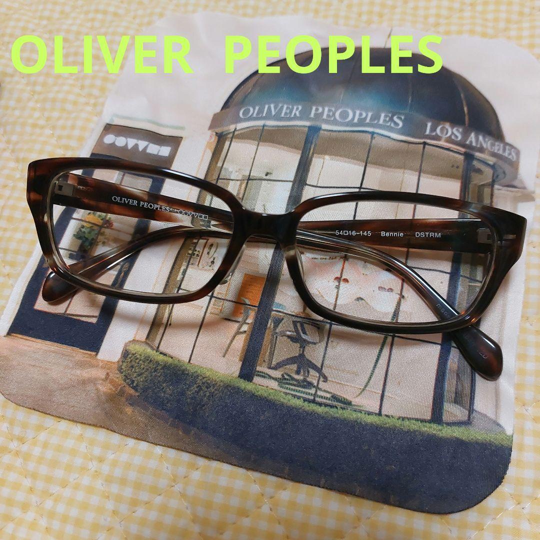 Used OLIVER PEOPLES square frame glasses tortoiseshell