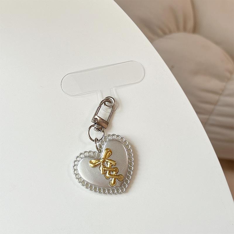 Personalized Love Keychain Pendant, Girl Heart School Bag, Star Pendant, Car Key, Bag, Pendant, Mobile Phone Case, Accessories.