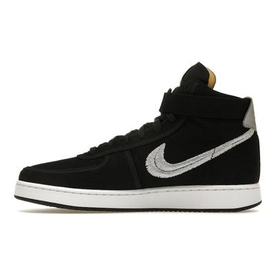 Stussy x Vandal High Černé Unisex Tenisky Metalicky Stříbrné DX5425-001