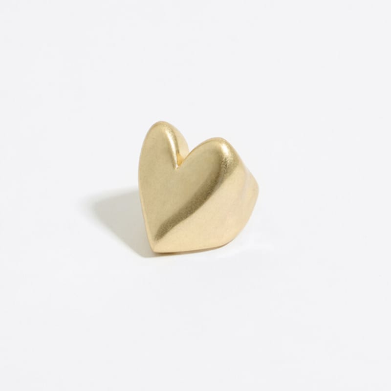 

BIMBA Y LOLA [24SS] BIMBA Y LOLA Gold Texture Heart Ring B245AIR006GOD Gold_16