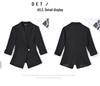 Women's White Professional Summer Suit Set for Beautician or Salon Manager