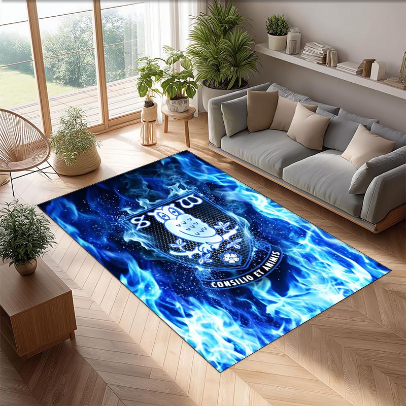 Tappeto in Cristallo di Velluto con Stampa del Sheffield Wednesday Football, Comodo Assorbente d'Acqua Antiscivolo per Pavimenti Interni