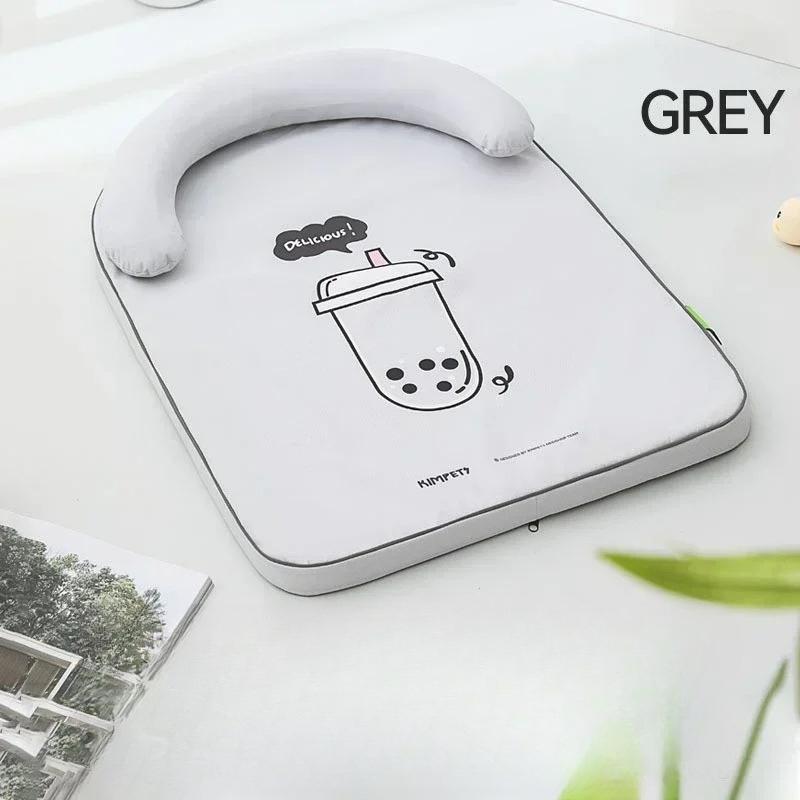 Kühlendes Katzenbett für den Sommer, Kissen, Eiskissen, quadratische Hundeschlafmatte für Welpen, Hunde, Katzen, Haustierzwinger, Top-Qualität, kühl und kalt