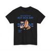 Hot Dog Cartoon Graphic World Street Food Black T Shirt