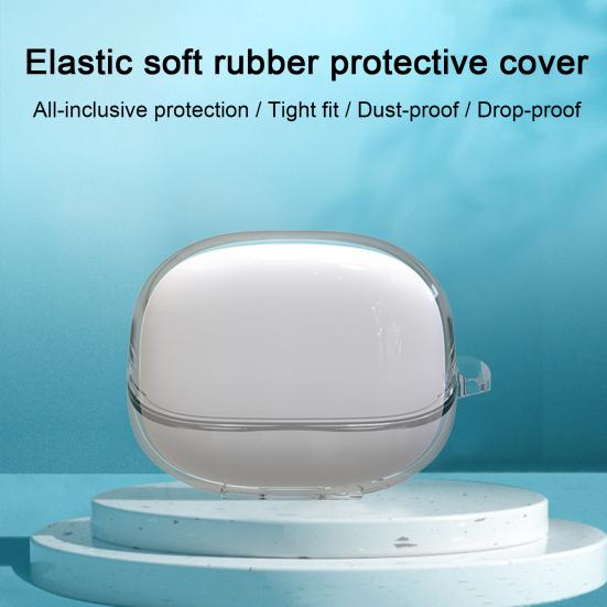 Earphone Shell Full Protection Drop-Proof Anti-Fingerprint Protective Case Transparent Earphone Cover for Xiaomi Buds 5Pro