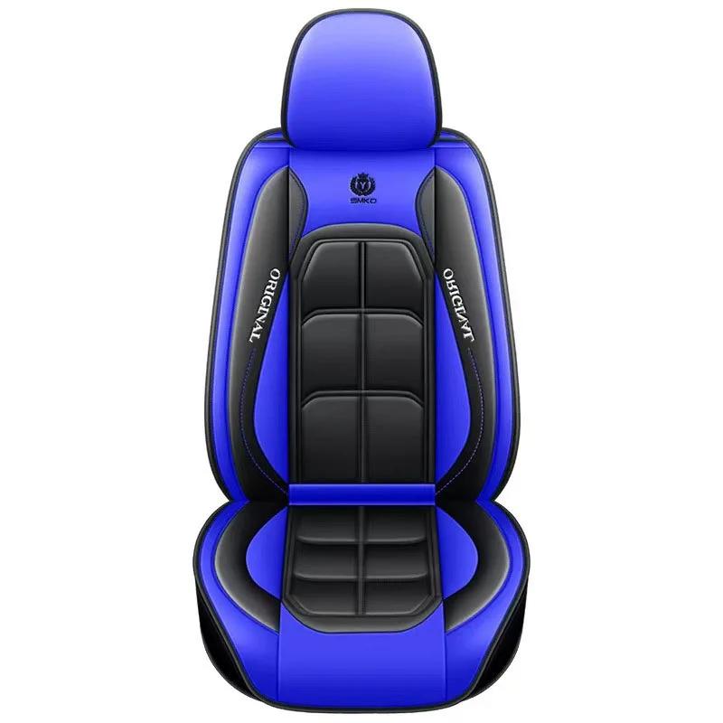 Multiple Colors Artificial Leather - Look Car Seat Covers: Universal Fit, Ideal for Enhancing Auto Interior Style and Protection
