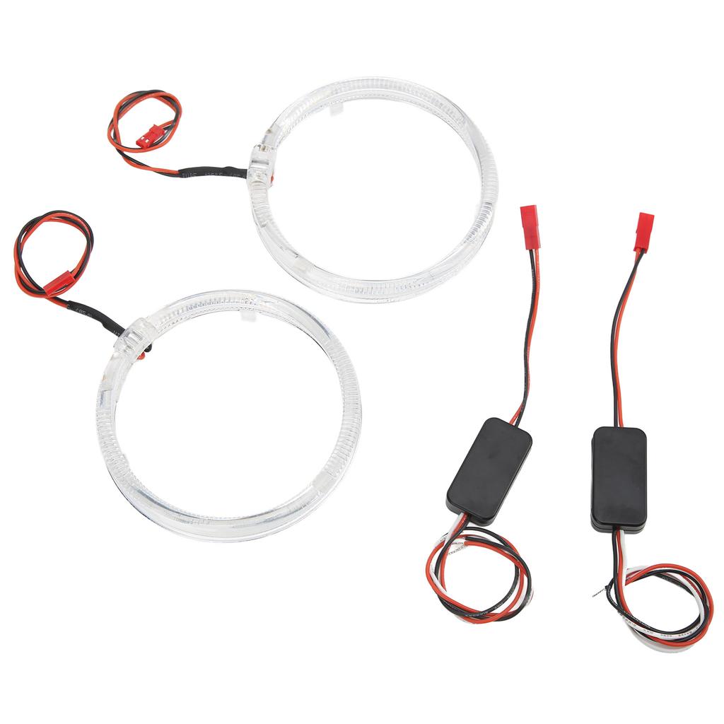 Car LED Angel Eyes Light Guide 95mm3.7in Purple Lighting 9?36V for Headlights DRL Turn Signals