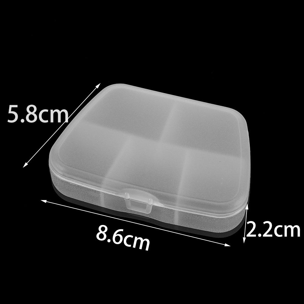 Multiple Styles Storage Container Jewelry Box Clear Plastic Organizer Box Earrings Rings Beads Storage Organizer Display Case