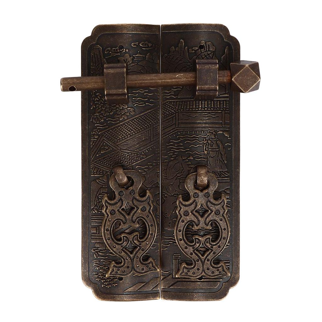 Antike Schubladenanhängergriffe Wunderschön graviertes Messing mit hoher Härte Schubladengriff für Bücherregal