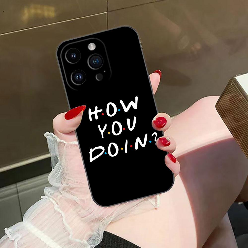Coffee Friends TV Show Cover Phone Case For Iphone Apple 17 AIR 16E 16 15 14 13 12 11 Pro XR Max 8 7 Plus TPU Case Funda Shell