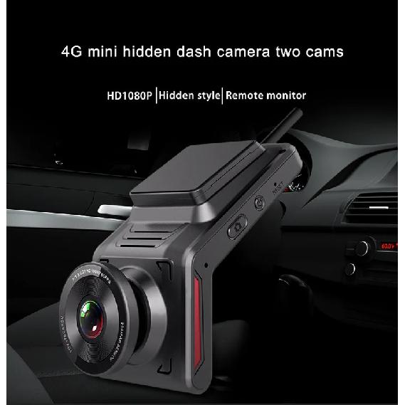 4G Hidden Dash Cam GPS Tracking Support Live Remote Monitoring With Two Camera Video Recording FHD 1080P WiFi Hotspot