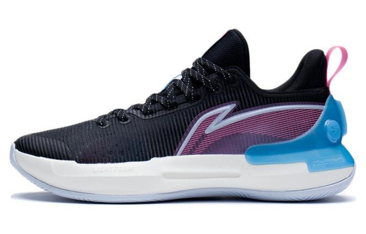 Li Ning YuShuai Ретро Текстиль, Синтетическая Кожа, ТПУ Устойчивый к истиранию Дышащий Низкие Баскетбольные Кроссовки Мужские ABPS031-1 45