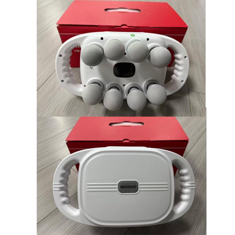 Rechargeable Deep Tissue Fascia Gun with Six Heads for Muscle Relaxation
