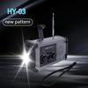 Hand Cranked Radio with LED Flashlight for Emergency AM FM Alert Portable Weather Radio 2000mAh Power Supply for Camping