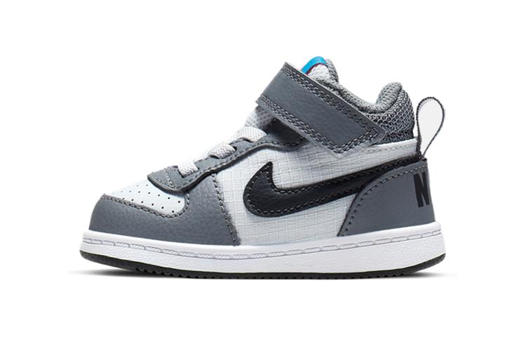 

Nike Court Borough Mid Slip Resistant, Abrasion Resistant, Breathable Mid top Toddler Shoes Infant And Toddler 870027-009 23.5