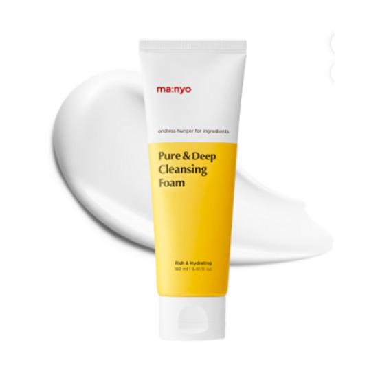 ma:nyo Pure & Deep Cleansing Foam Hydrating Facial Cleanser 160ml