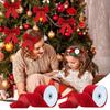2 Rolls Packaging Wired Velvet Red Ribbon Double-Sided Christmas Velvet Ribbon Crafts Supplies Wide Ribbon for Handmade Bow
