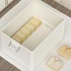 Extra Large Foldable Storage Box for Home, Bedroom, or Living Room - Quilt and Clothes Organizer