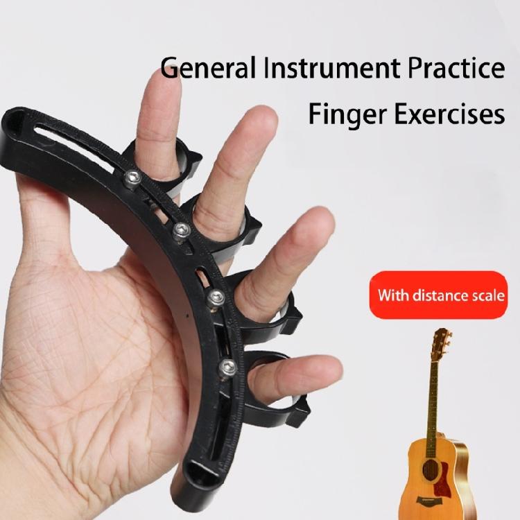 Kompakter, verstellbarer Fingertrainer für Gitarrenübungen aus Kunstharz für Fingerdehnungsübungen