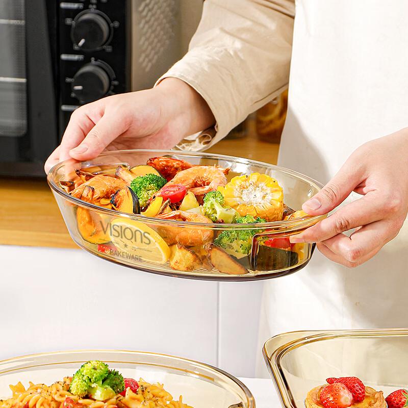 Corning Heat-Resistant Glass Oval Baking Dish