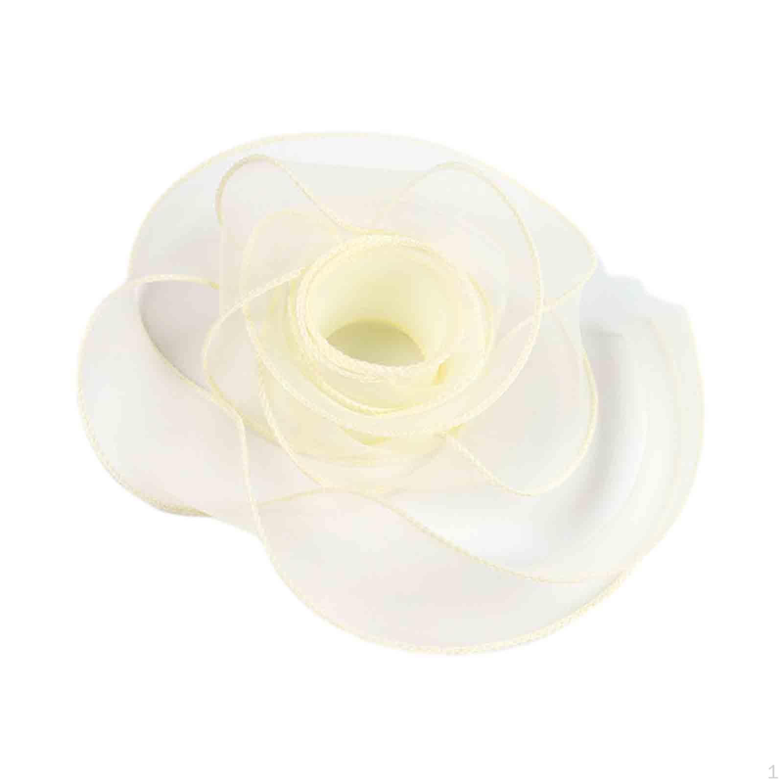 

Прозрачная лента Флорист 1,5-дюймовые ленты ко Дню Святого Валентина из полиэстера для бантов для волос матери White