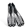 Adult Open Heel Swim Fins Freediving Training Snorkeling Swimming TPR Material Adjustable Size S M L