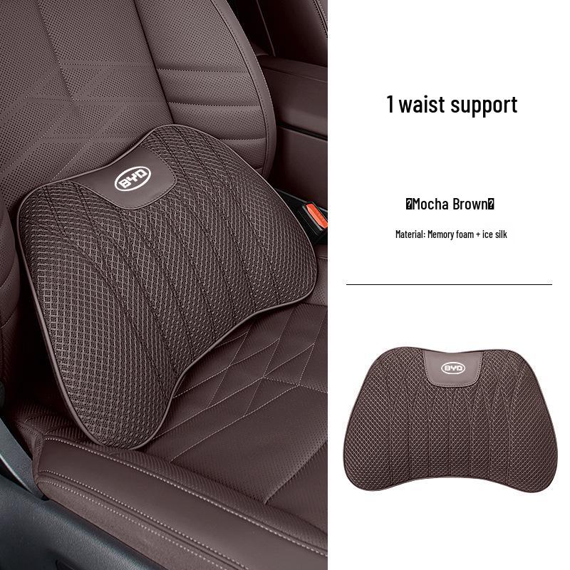 BYD Autokopfstütze Lendenwirbelstütze & Eis-Seiden-Sitzkissen für Qin, Yuan, Han, Song PLUS, dmi Tang DM & Champion Edition EV