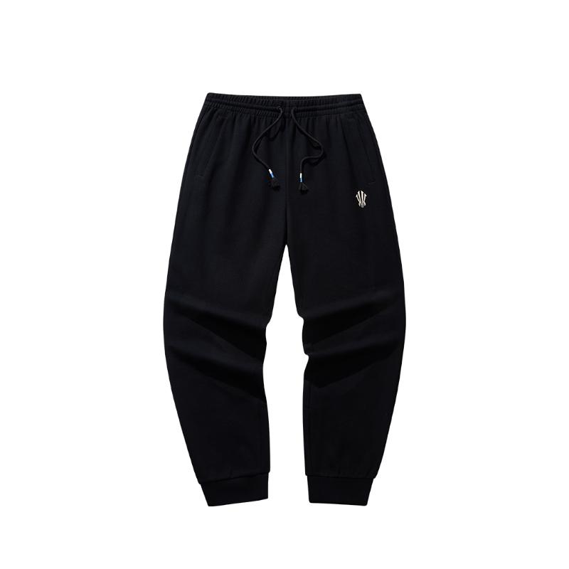 Anta Knitted Sweatpants Men's Basic Black 172531307-3