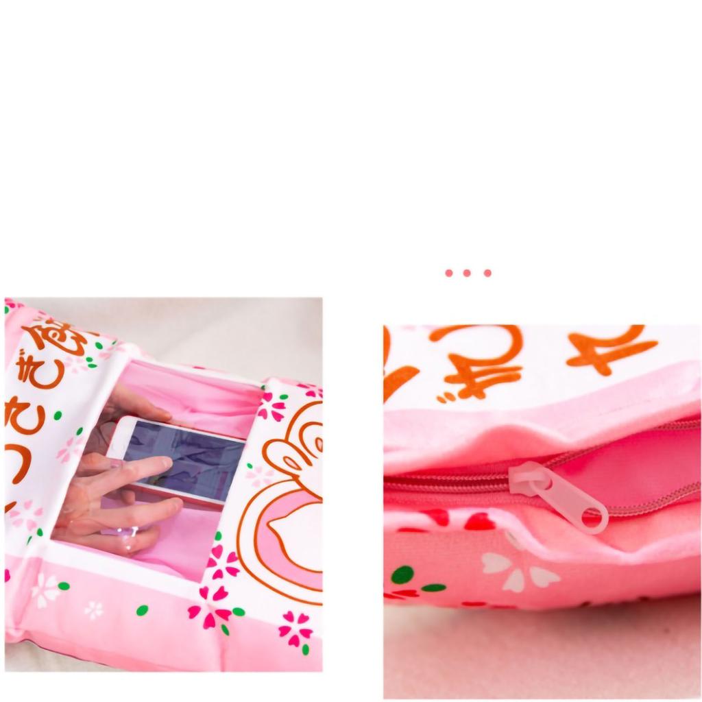 Plush Pillow Cushion Cute Throw Pillow Removable Stuffed Animal Toys Cushion for Decoration Gifting Sakura Rabbits 35‑50