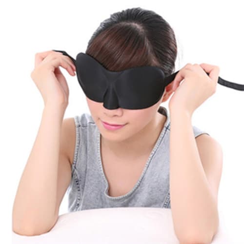 3D Eye Mask, Black