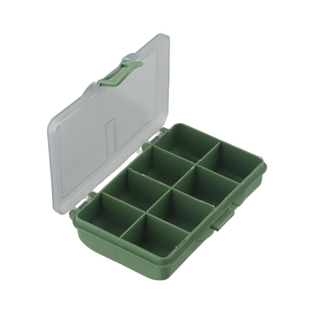 1-8 Compartments Fishing Tackle Box Waterproof Bait Storage Box with Partition for Carp Fishing Accessories Lure Hook Box