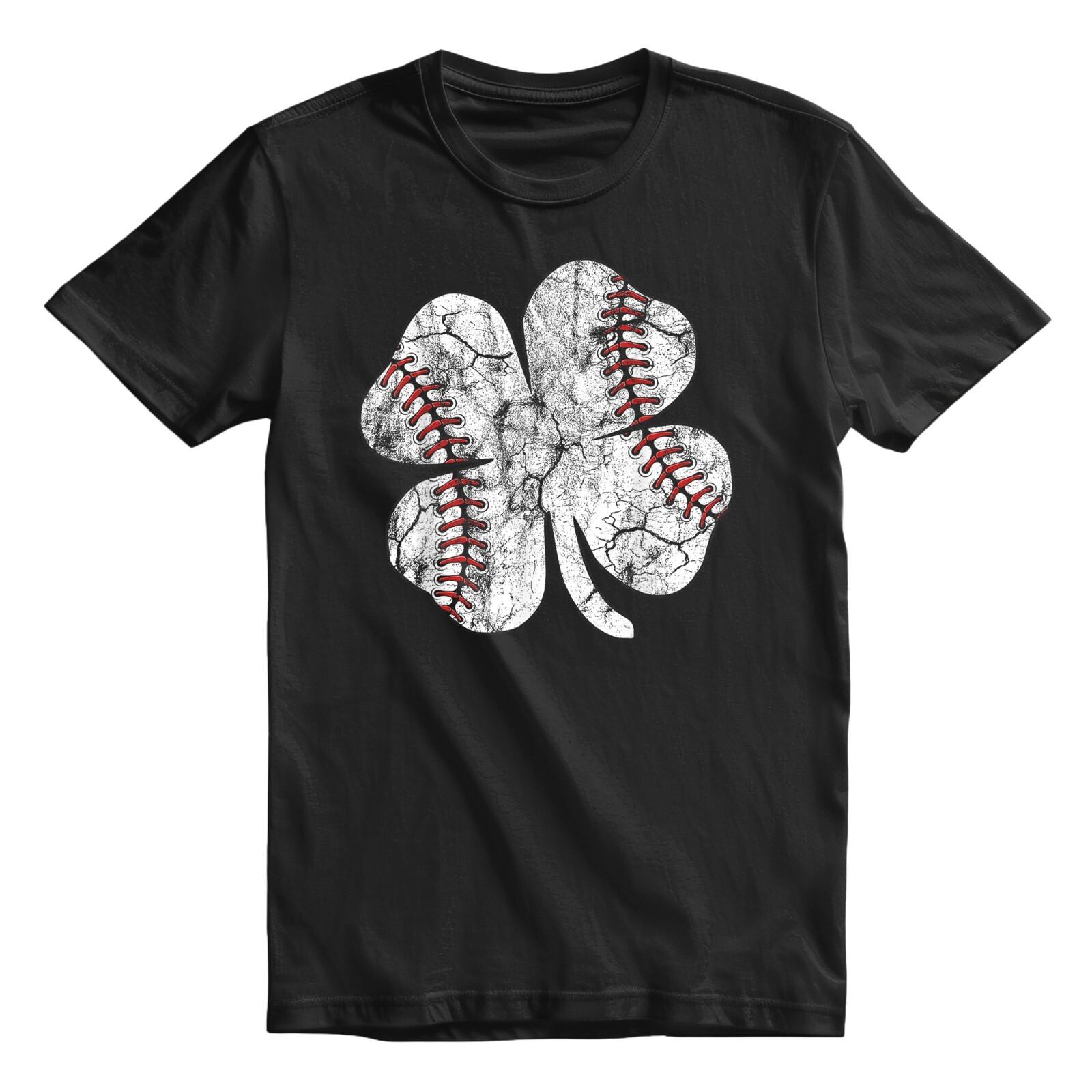 

Shamrock Baseball Funny St Patrick s Day T-Shirt Mens Womens Tees Top For Men and Women Shirt Top M