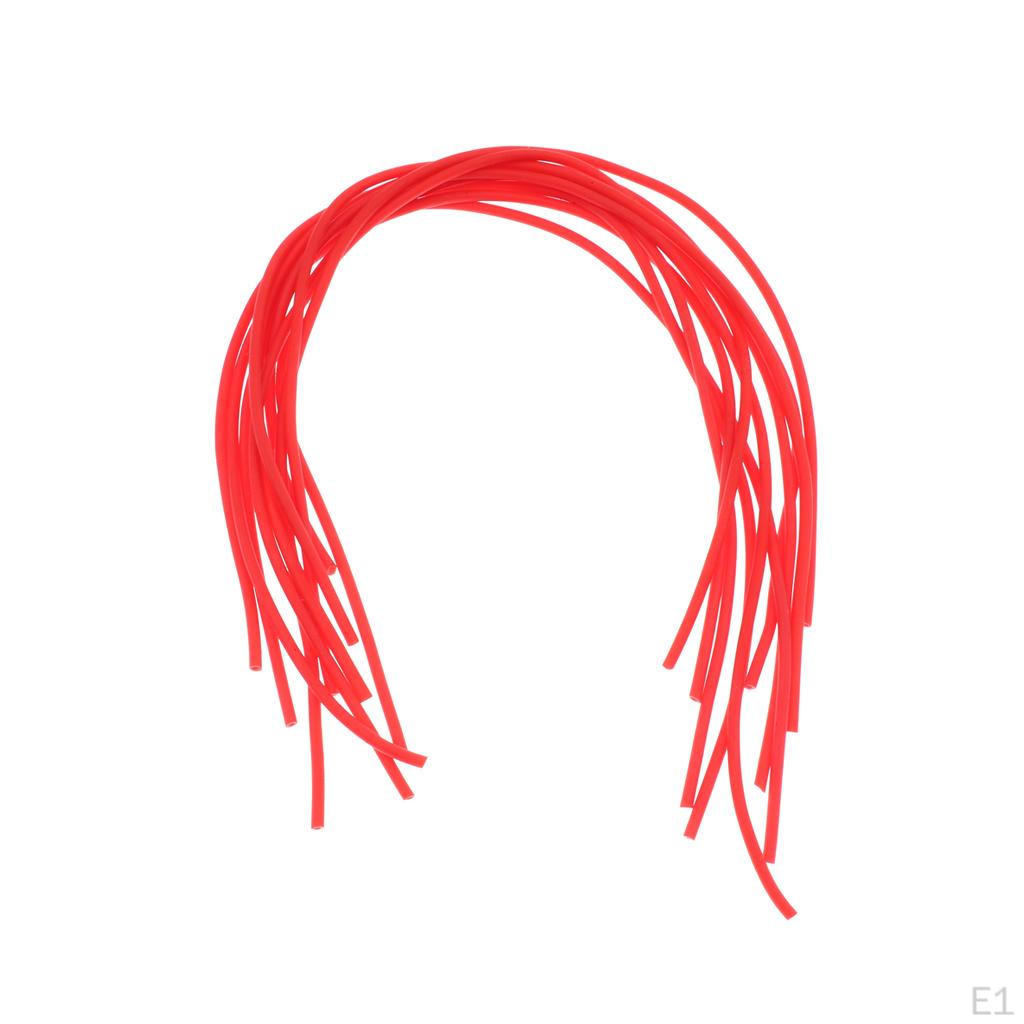 10 Pieces Dulcimer Hose Rubber Tube For Bamboo Parts