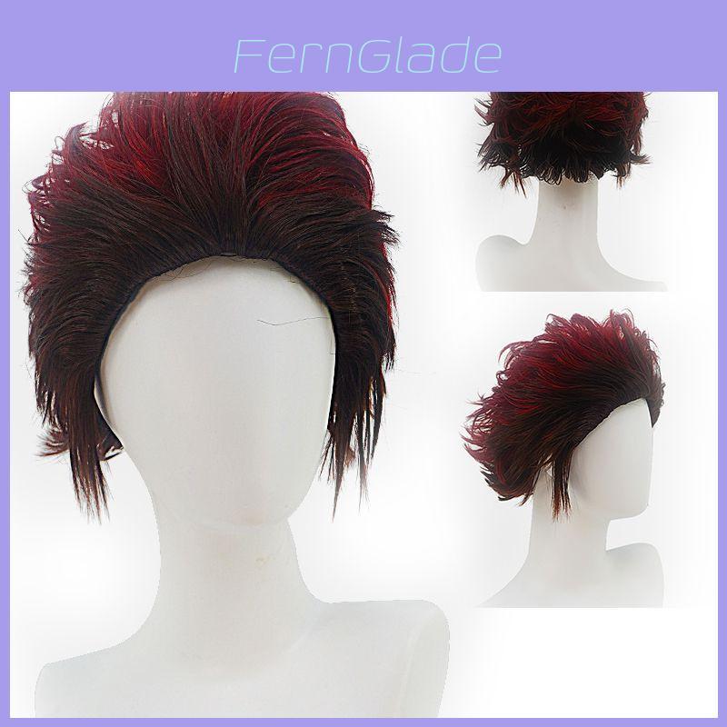 Tanjirou Koamon Cosplay Anime Short Wig High Quality Fashionable Design 20cm