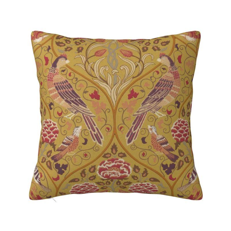 Custom Nordic William Morris Vintage Sofa Cushion Cover Soft Floral Textile Pattern Throw Pillow Case Home Decor