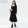 Xiangchunniao Hepburn Style Women's Luxury Suit Skirt: Waist-Slimming, Professional, and Elegant for Commuting.