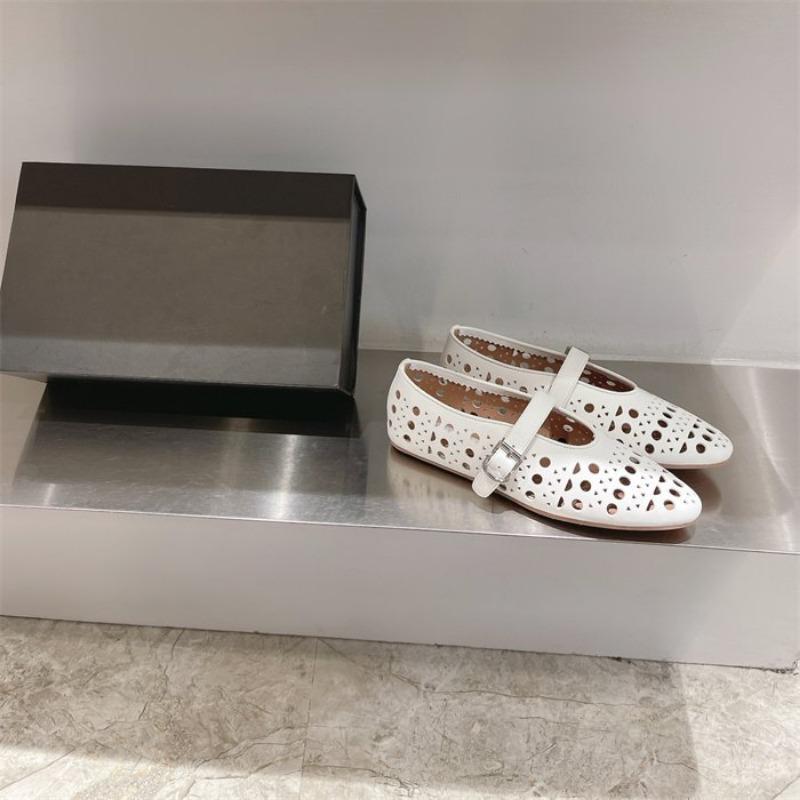 Hollow Out Women's Shoes, Breathable Soft Soled Sandals, Women's Flat Bottomed Comfortable Dancing Shoes