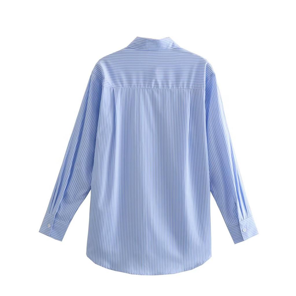 European and American Style, New Women's Clothing, Foreign Style, Fashionable and Versatile 2-color Striped Shirt and 2-color Shorts