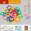 Educational Geometric Building Block Necklace Toy for Kids