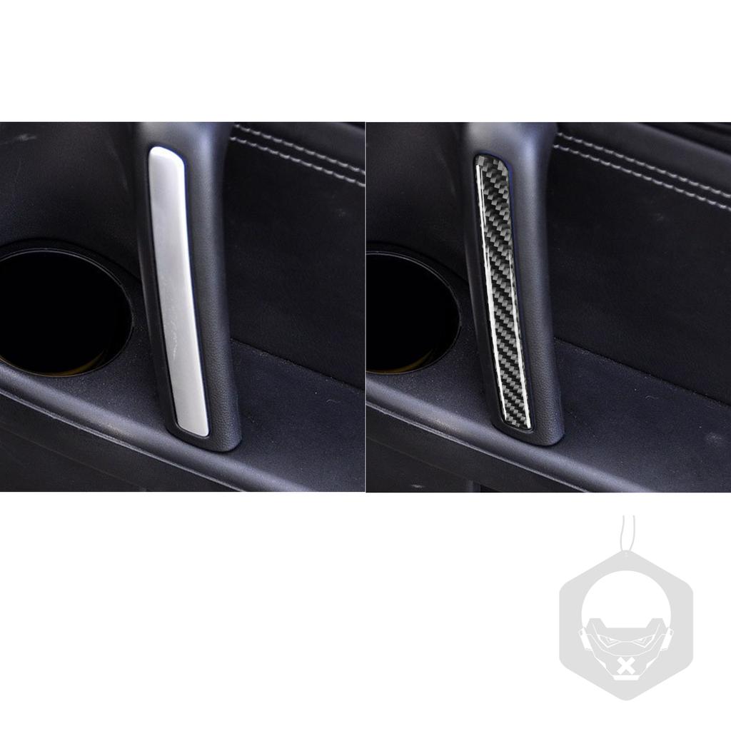 Carbon Fiber Door Pull Cover Sticker For Mazda MX-5 Miata 2009-2015 MX5 NC Roadster Door Grips Interior Trim Car Accessories