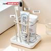Imakara Premium Stainless Steel Countertop Toothbrush Holder