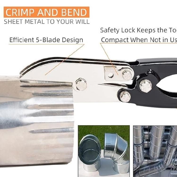 5 Blade Pipes Fastening Tool For High Pressure Applications On Furnace Ventilation And Industrial Drainage Systems