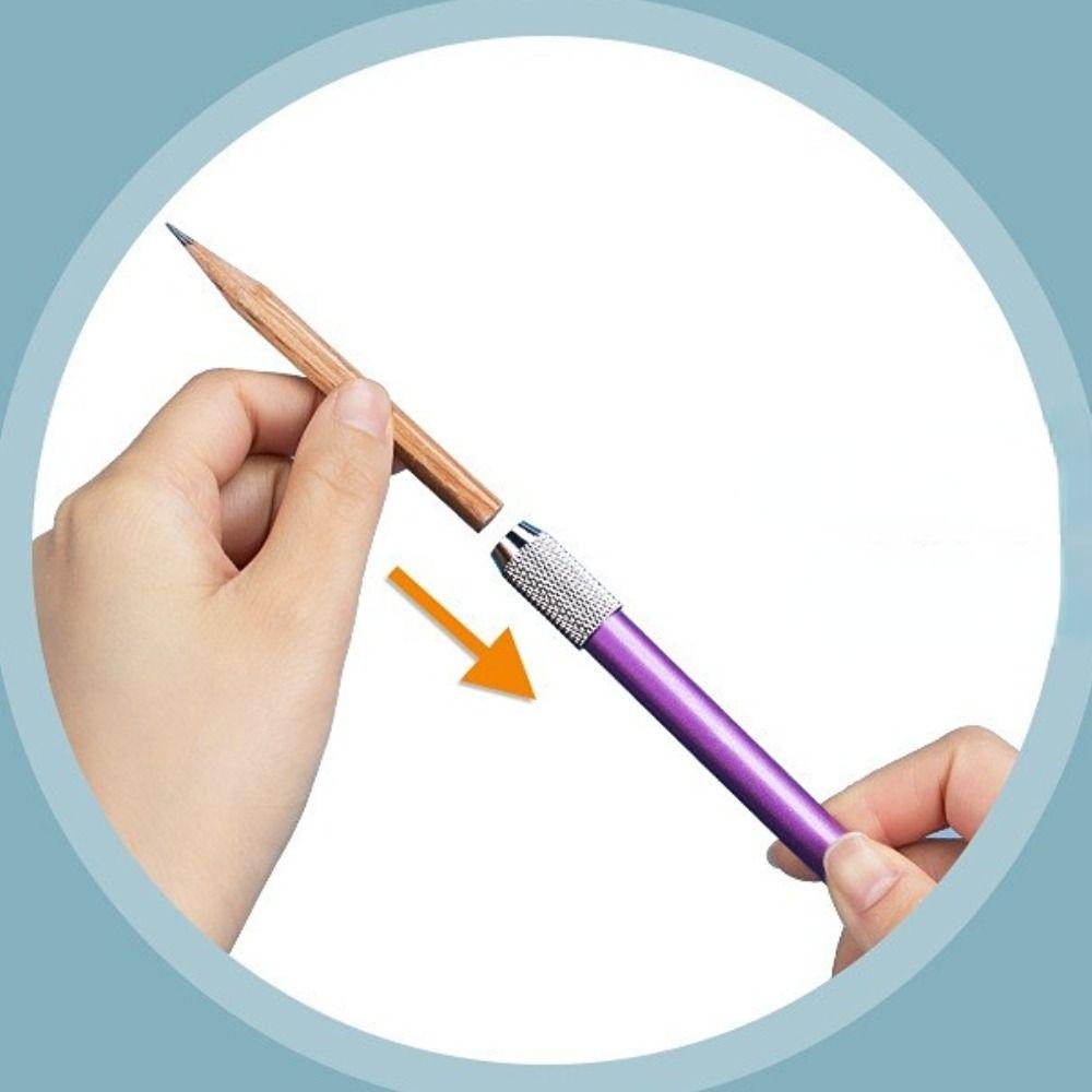 Art Supplies Writing Drawing Pencil Holder Crayon Lengthener Pencil Extender Pencil Extension Tool