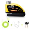 New Bike Motorcycle Alarm Disc Brake Lock 120dB Rechargeable Bicycle Moto Anti theft Alarm System Motorbike Accessories